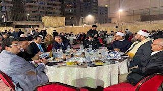 صور.. الكنيسة الكاثوليكية تشارك في إفطار المحبة بالكنيسة الإنجيلية