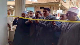 بالصور- افتتاح مسجد منهرو بعد تطويره في بني سويف 