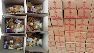 دير الأنبا بولا يهدي 300 كرتونة مواد غذائية لمساجد بني سويف