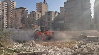 مصادرة الحديد والأسمنت.. إزالة 8 حالات بناء مخالف في الإسكندرية - صور