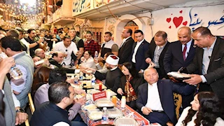 "شعبي عبقري".. وزير الأوقاف بعد حضوره إفطار المطرية الرمضاني