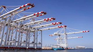 صور.. ميناء دمياط يستقبل أوناشًا عملاقة لتشغيل محطة حاويات "تحيا مصر 1"