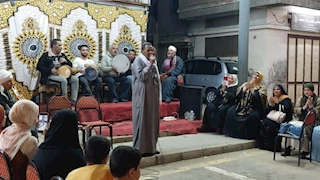 أنغام التراث.. فرقة الموسيقى والغناء الشعبي تشعل ليالي رمضان بدمياط