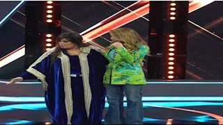 فيفي  عبده تكشف لـ نوال الزغبي سر جمالها في "رامز إيلون مصر"