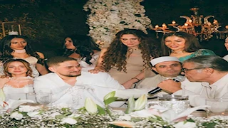 رنا رئيس تنشر صورًا جديدة من حفل زفافها.. ونجوم الفن يعلقون