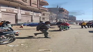  بسبب خلافات الجيرة.. مواطن يدهس سيارة جاره في الدقهلية- صور