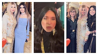 دينا بقفطان رمضاني.. 20 صورة لنجمات الفن في حفل سحور