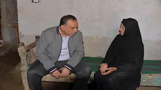 بالصور- محافظ أسيوط يأمر بإعادة بناء منزل مسنة بقرية بني زيد الأكراد