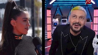 "أعدت تصوير مشهد البوسة 3 مرات ".. ستيفاني عطا الله ترد على رامز في رامز إيلون مصر