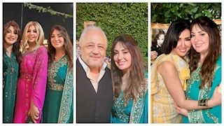 10 صور.. نرمين الفقي تتألق بالقفطان الرمضاني في عيد ميلاد بوسي شلبي