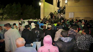 تشييع جثمان الطفل ضحية سقوط سقف غرفة درس خصوصي على التلاميذ بالدقهلية - صور