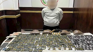 ضبط عاطل في السلام بحوزته 5 كجم إستروكس وسلاح ناري