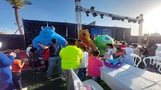 شخصيات كرتونية.. احتفالية كبرى للأيتام وذوي الهمم بشرم الشيخ (صور)