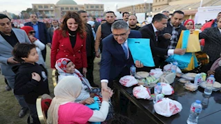 محافظ الجيزة يشهد حفل إفطار جماعي مع 4 آلاف طالب وطالبة من ذوي الهمم والأيتام
