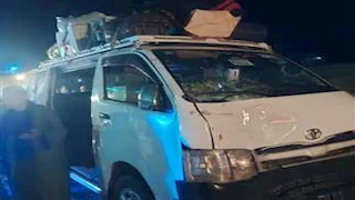 مصرع شقيقين وإصابة اثنين في حادث تصادم بصحراوي المنيا