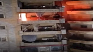 حريق يلتهم شقة في الإسكندرية ونجاة أسرة من 5 أفراد (فيديو وصور)