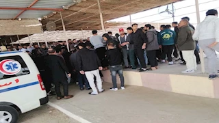 أهالي السويس يشيعون جثمان يوسف أحمد لاعب الكاراتيه -صور