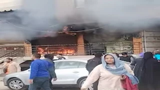 حريق يلتهم محل في حدائق الأهرام قبل الإفطار والحماية والمدنية تسيطر عليه (صور)