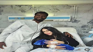 على غزال يرزق بمولود جديد.. وزوجته تستقبله بكلمات من القرآن