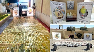 قوات حرس الحدود تحبط محاولات تهريب على مختلف الاتجاهات الاستراتيجية 