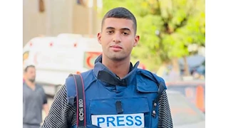 استشهاد حسام شبات مراسل الجزيرة في قصف للاحتلال على غزة