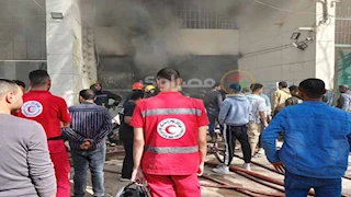 حريق بمحيط مبنى البريد في رمسيس.. 19 صورة ترصد آثار الدمار