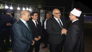 محافظ القليوبية يشهد احتفالية ليلة القدر بمسجد ناصر في بنها - صور