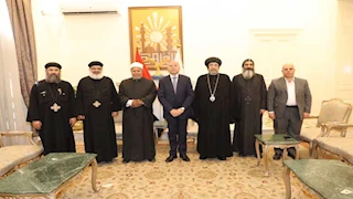 محافظ القاهرة يستقبل وفد بيت العائلة المصرية لتقديم التهنئة بمناسبة عيد الفطر