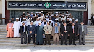  آخر ظهور لرئيس جامعة الأزهر السابق قبل ساعات من وفاته - صور 