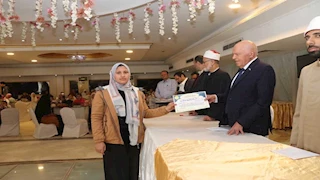 "الزناتي" يكرم 55 طالبًا من حفظة القرآن الكريم من أبناء المعلمين