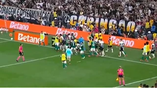 على طريقة رمضان صبحي..ديباي يتسبب في شجار عنيف بنهائي بطولة باوليستا (فيديو)