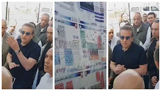 بالصور- وزير الصحة يصل المنيا ويتفقد مستشفى العدوة المركزي 
