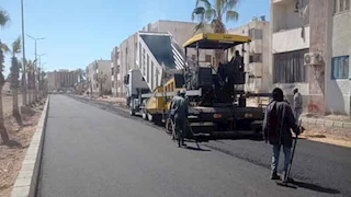 تطوير الطرق الداخلية بطور سيناء بتكلفة 90 مليون جنيه  