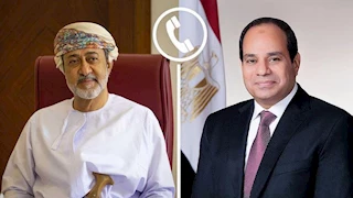 الرئيس السيسي يتلقى اتصالا من سلطان عمان للتهنئة بعيد الفطر المبارك