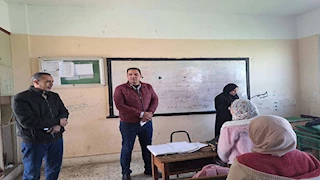إحالة إدارة مدرسة في كفر الشيخ للتحقيق في مخالفات إدارية (صور)