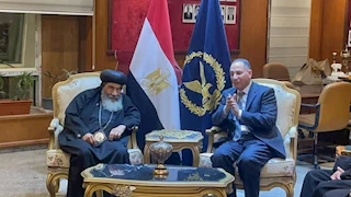 مطران بورسعيد يترأس وفدا لتقديم التهنئة بعيد الفطر المبارك - صور