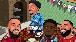 “صلاح ومرموش".. حساب الدوري الإنجليزي يحتفل بعيد الفطر على طريقة كرتونية