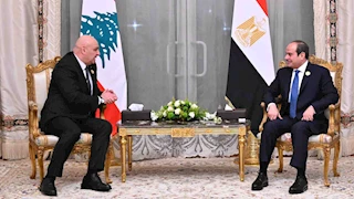 الرئيس السيسي يؤكد لـ"عون" دعم سياسة لبنان لـ"حصر السلاح"