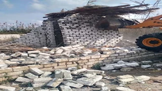 إزالة فورية لـ 6 حالات تعدٍ بالبناء المخالف في القنطرة غرب -صور