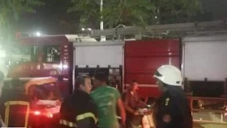 حريق في مطعم سوري بالزمالك ونقل مصاب باختناق للمستشفى 