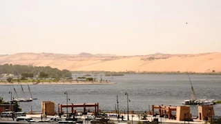 وقف حركة الملاحة النهرية بأسوان لحين تحسن الأحوال الجوية 