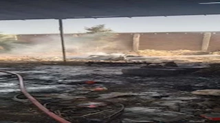 السيطرة على حريق بمحيط مخزن أسطوانات غاز في أسوان (صور)