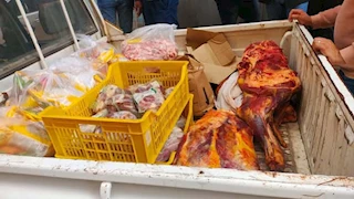 محافظ كفر الشيخ: مداهمة مخزن لحوم منتهية الصلاحية بدسوق (صور)