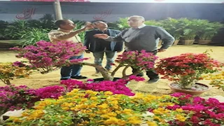 بالصور.. الاستعدادات النهائية لانطلاق معرض زهور الربيع 2025