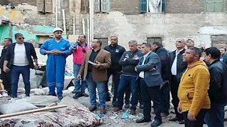 سكن مؤقت ولجنة فنية.. 3 قرارات مهمة لمحافظ الإسكندرية بشأن عقار اللبان - صور