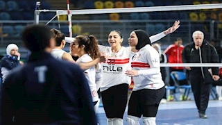 سيدات الزمالك يواصلن الهيمنة ويتوجن ببطولة إفريقيا للطائرة للمرة الثالثة توالياً