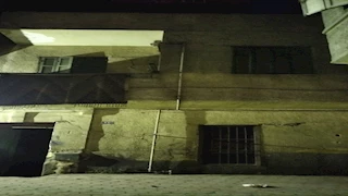 انهيار جزئي لعقار في الدقي 