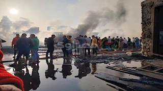 محافظ القاهرة يوجه بإزالة آثار حريق الشرابية