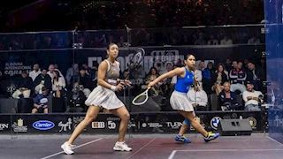 هانيا الحمامي تتأهل إلى نصف نهائي بطولة الجونة الدولية للإسكواش