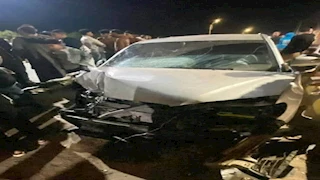 مصرع شاب وإصابة آخر في حادث تصادم ببني سويف